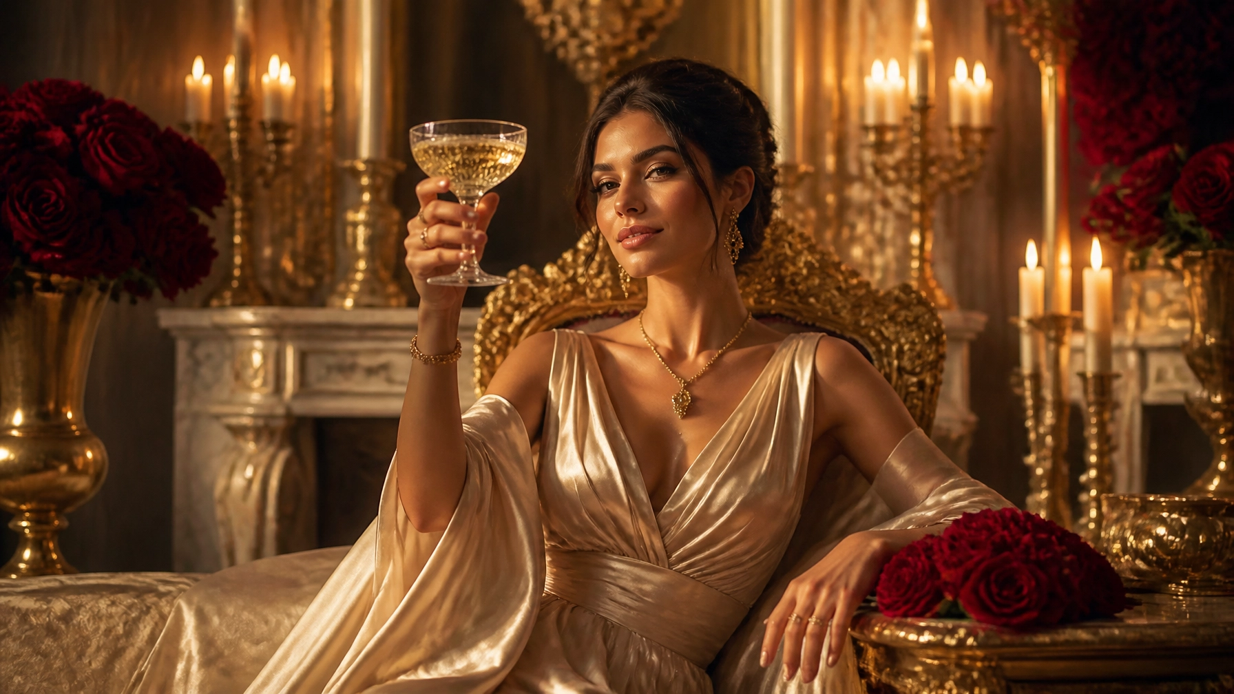 Saturday Evening Divine Feminine Wisdom: The Champagne & Roses Ritual ,  How to Turn Saturday Night Into Sacred Self-Devotion and Magnetize Soul-Aligned Love